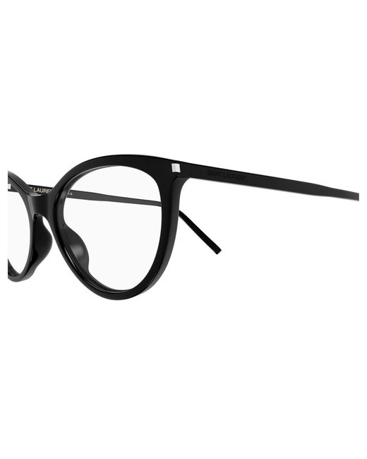 Saint Laurent Black Sl 833 001 Optical Frames Acetate Transparent Cat Eye