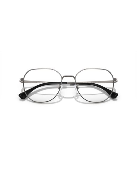 Emporio Armani Black Ea1154D 3003 Optical Frames Metal Transparent Round Normal for men