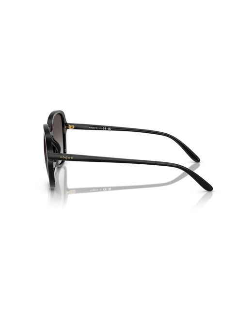Vogue Eyewear Black Vo5601S W44/8G Sunglasses Nylon Squared Normal Shaded