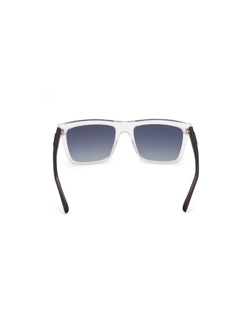 Guess Black Gu00166 26W Sunglasses Injected Squared Normal for men