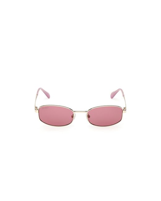 MAX&Co. Black Mo0135 32Y Sunglasses Metal Round Normal