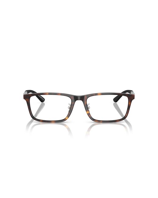 Emporio Armani Black Ea3251D 5026 Optical Frames Acetate Squared Normal for men