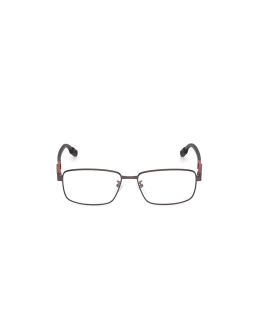 Adidas Originals Black Sp5085-H 09A Optical Frames Metal Squared Normal for men