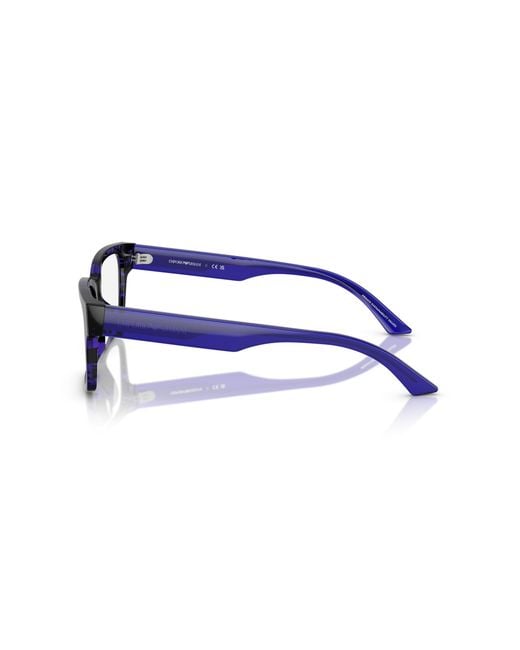 Emporio Armani Black Ea3245U 6183 Optical Frames Acetate Squared Normal