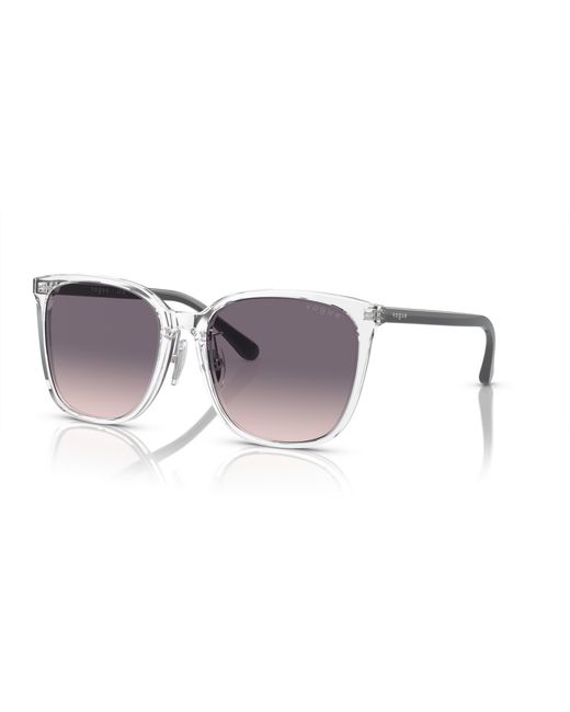 Vogue Eyewear Black Vo5537Sd W74536 Sunglasses Acetate Squared Normal Shaded