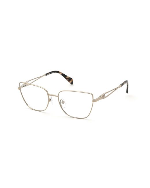 Blumarine Black Vbm222 0A32 Optical Frames Metal Cat Eye