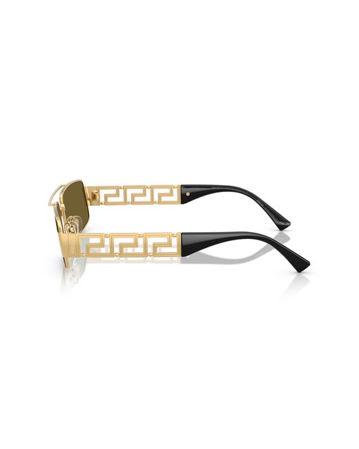 Versace Black Ve2257 100273 Sunglasses Metal Squared Normal for men