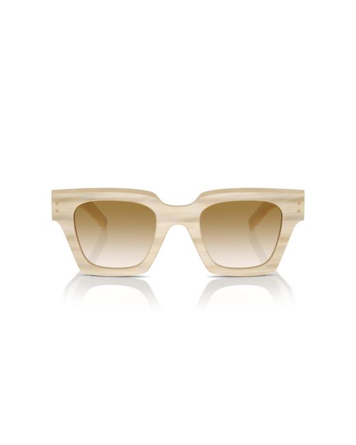 Dolce & Gabbana Black Dg4413 343013 Sunglasses Acetate Squared Normal Shaded for men