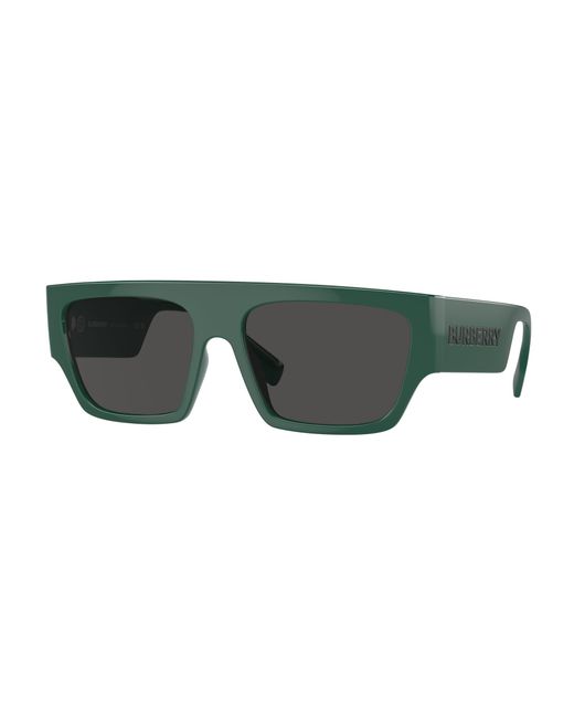Burberry Green Be4397U Micah 407187 Sunglasses Injected Squared Normal for men