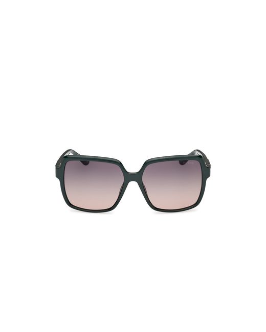 Guess Black Gu00157 96B Sunglasses Injected Smoke Squared Normal