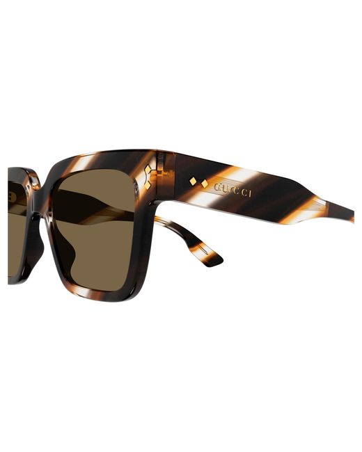 Gucci Black Gg1084S 003 Sunglasses Acetate Squared for men