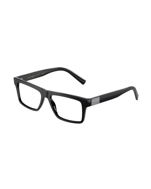 Dolce & Gabbana Black Dg3368 2820 Optical Frames Acetate Squared for men