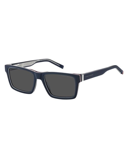 Tommy Hilfiger Black Th 2309/S Pjp/Ir Sunglasses Acetate Squared Normal for men