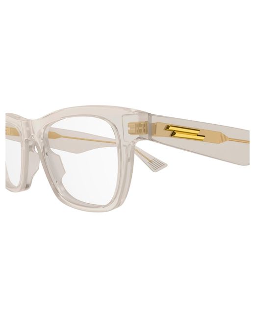 Bottega Veneta Black Bv1120O 003 Optical Frames Acetate Squared for men