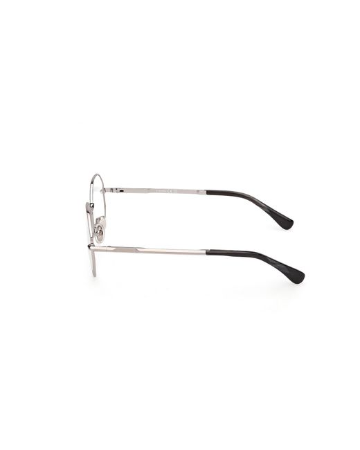 Max Mara Black Mm5207 014 Optical Frames Metal Geometric Normal