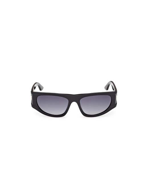 Gcds Black Gd0066 01B Sunglasses Acetate Smoke Round Normal