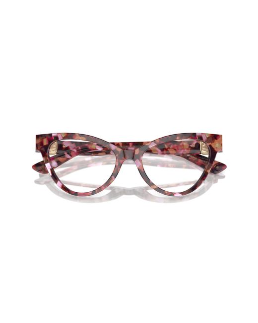 Dolce & Gabbana Black Dg3394 3440 Optical Frames Acetate Transparent Cat Eye Normal