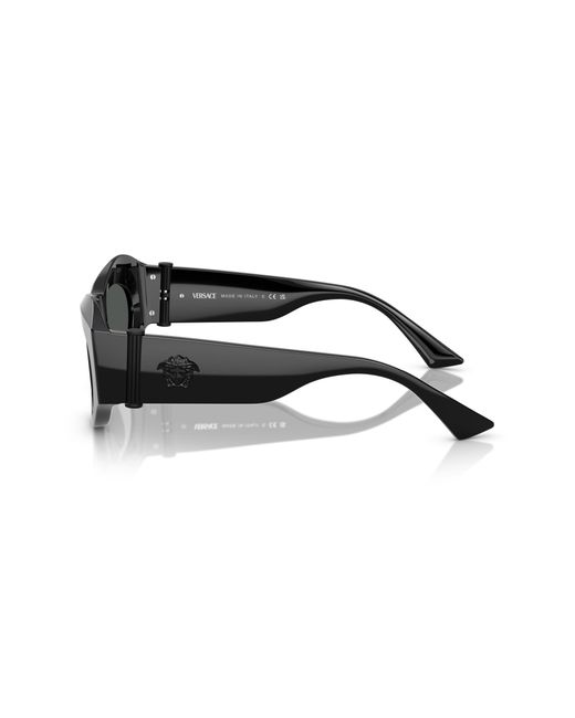 Versace Black Ve4477U 536087 Sunglasses Acetate Geometric Normal