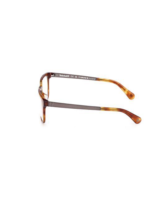 Timberland Black Tb50086-H 056 Optical Frames Acetate Squared Normal for men