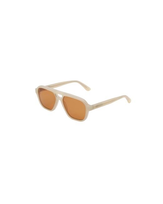 Retrosuperfuture Natural T7H Maneval Cremoso Sunglasses Acetate Squared Normal