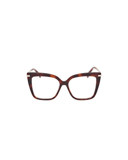 Max Mara Black Mm5144 052 Optical Frames Acetate Butterfly Normal