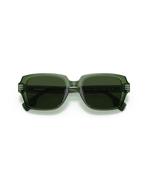 Burberry Green Be4349 Eldon 394671 Sunglasses Acetate Squared Normal for men