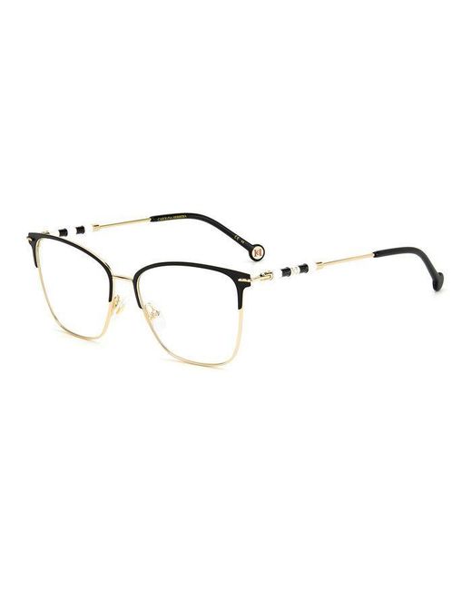 Carolina Herrera Black Ch 0040 Rhl Optical Frames Metal Squared