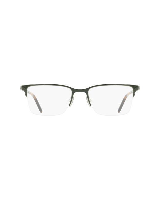 Ferragamo Black Sf2238 322 Optical Frames Metal Squared Normal for men