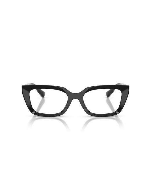 Dolce & Gabbana Black Dg3436 501 Optical Frames Acetate Transparent Squared Normal