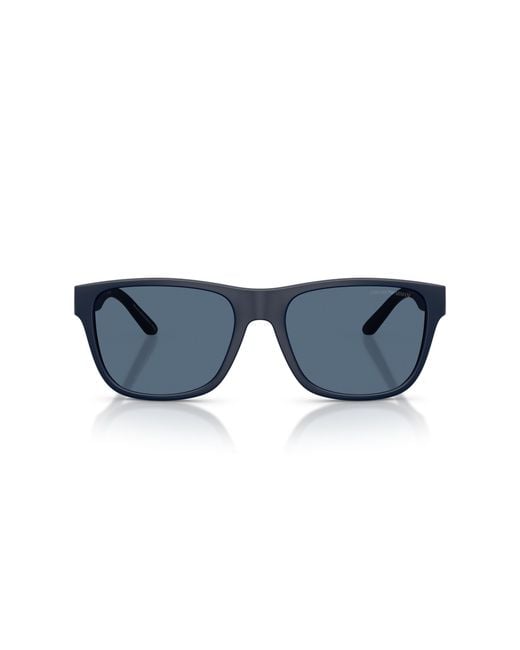 Emporio Armani Black Ea4243 624480 Sunglasses Injected Squared Normal for men