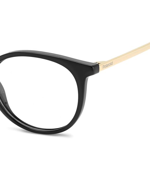 Polaroid Black Pld D496 807 Optical Frames Plastic Round