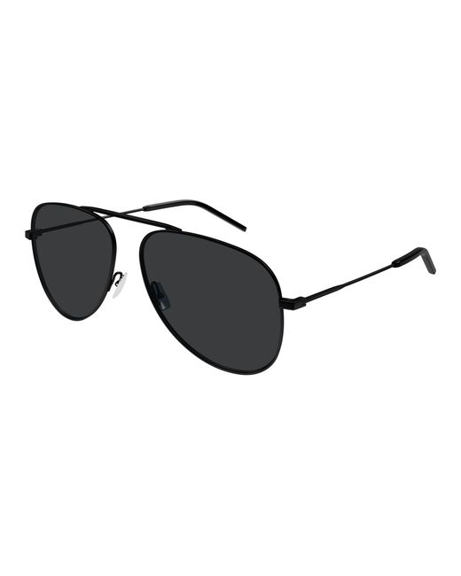 Saint Laurent Black Sl 800 001 Sunglasses Metal Pilot