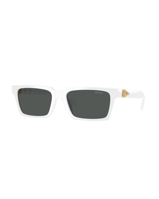 Versace Black Ve4490U 314/87 Sunglasses Injected Squared Normal for men