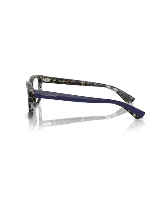 Dolce & Gabbana Black Dg3380 3423 Optical Frames Acetate Transparent Squared Normal for men
