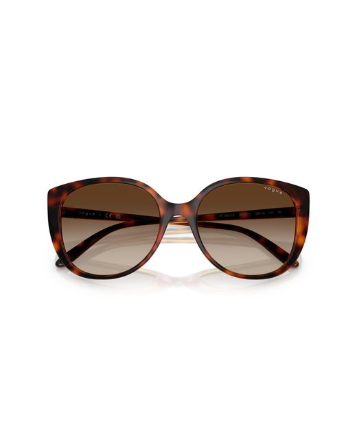 Vogue Eyewear Black Vo5623S W65613 Sunglasses Nylon Butterfly Normal Shaded