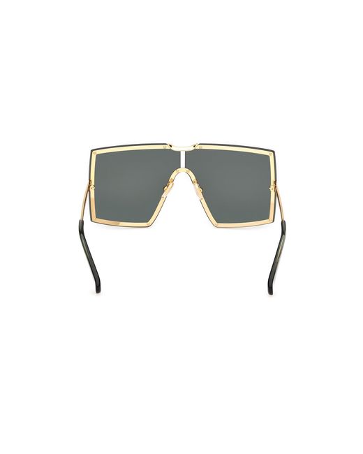 Max Mara Black Mm0117 Miller 30N Sunglasses Metal Mask Normal