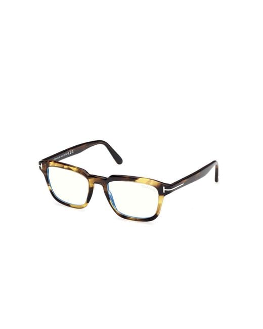 Tom Ford Black Ft6032-B 056 Optical Frames Acetate Squared Normal for men