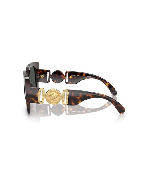 Versace Black Ve4478U 108/87 Sunglasses Injected Squared Normal