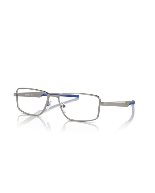 FERRARI SCUDERIA Black Fz7004 105 Optical Frames Metal Squared Normal for men