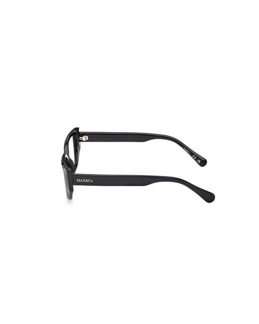 MAX&Co. Black Mo5207 001 Optical Frames Injected Geometric Normal