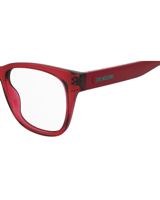 Moschino Black Mol684 1Ed Optical Frames Polyamide Squared Normal
