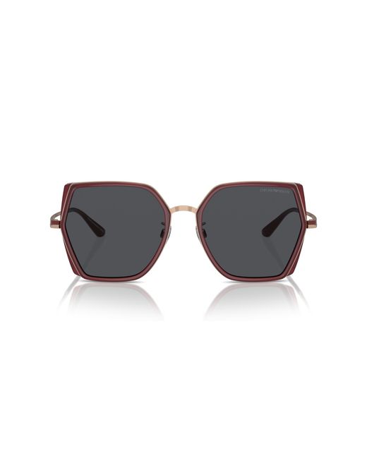 Emporio Armani Black Ea2142D 333487 Sunglasses Metal Squared Normal