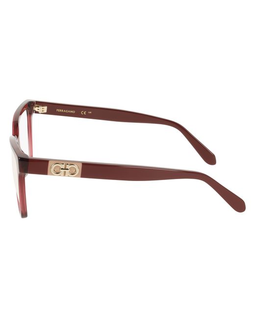 Ferragamo Black Sf3060 655 Optical Frames Acetate Squared Normal