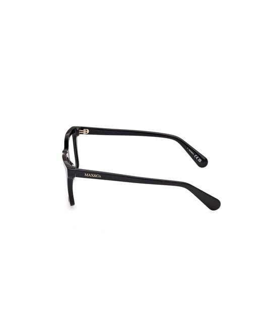 MAX&Co. Black Mo5227 1 Optical Frames Squared Normal