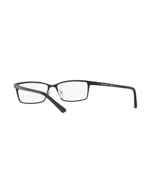 Burberry Black Be1292Td 1007 Optical Frames Titanium Squared Normal for men