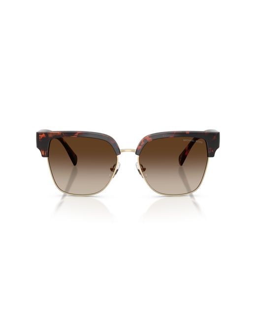 Michael Kors Black Mk2262 St. Eustatius 300613 Sunglasses Injected Squared Normal Shaded