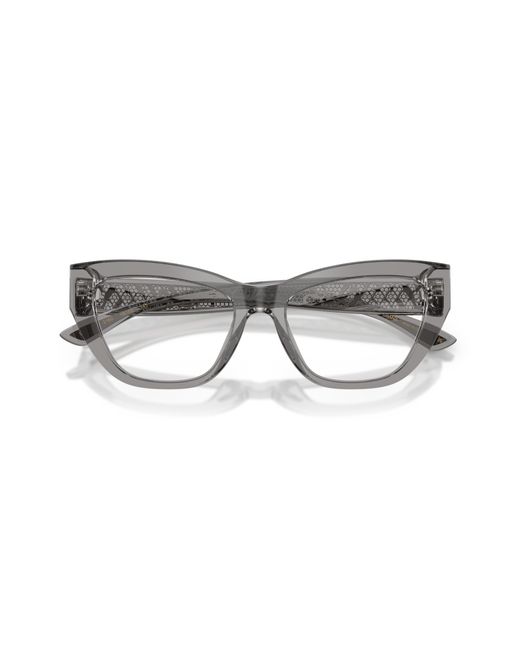 Dolce & Gabbana Black Dg3412 3160 Optical Frames Acetate Transparent Cat Eye Normal
