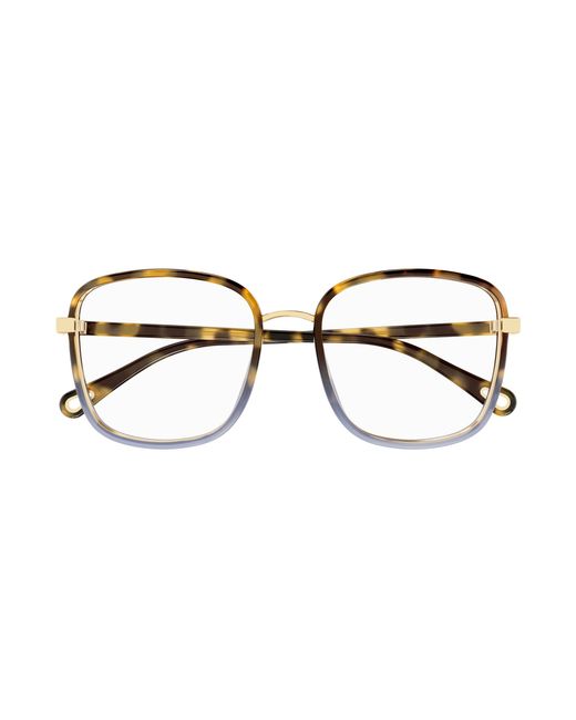 Chloé Black Ch0034O 018 Optical Frames Bio-Injected Transparent Squared
