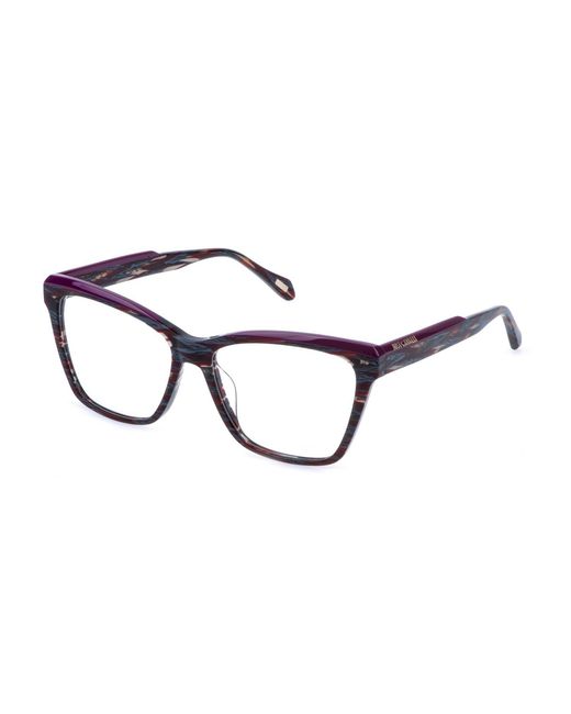 Just Cavalli Black Vjc161 07Nl Optical Frames Acetate Squared