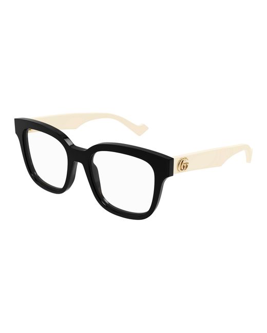 Gucci Black Gg0958O 002 Optical Frames Acetate Transparent Squared
